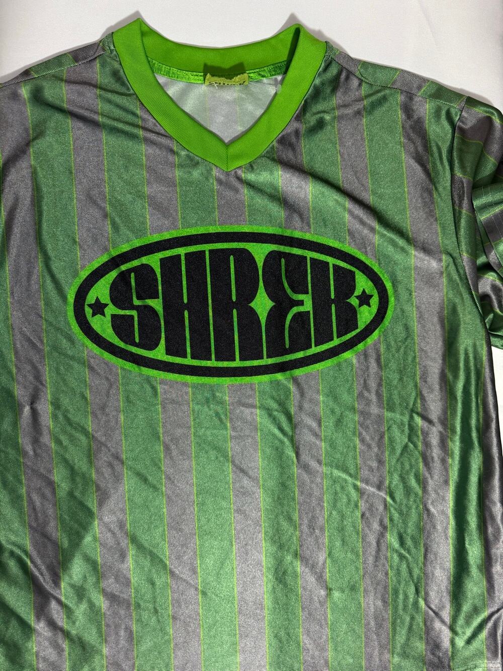 Shrek Movie Football Jersey Green Short Sleeve Men's XL DreamWorks